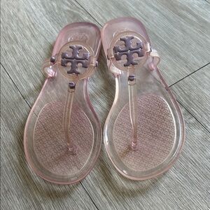 Tory Burch Mini Miller Pink Lilac Jelly Sandals